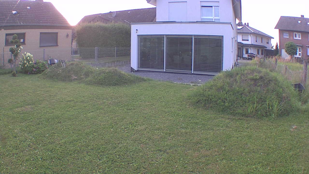 Haus von hinten